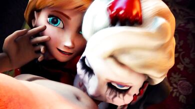 The Frozen Queen and Elsa Get Blown by a Giant Lordaardvark in an Erotic Domination Show!