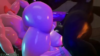 10-Person Sonic Futa Orgy - Male x Futa, Futa x Female, Orgy