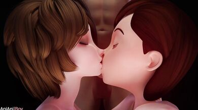 Captain Marvel and Elastigirl get up close and personal with each other as they team up to fight crime in this hot 4K porn video