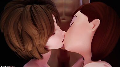 Captain Marvel and Elastigirl get up close and personal with each other as they team up to fight crime in this hot 4K porn video