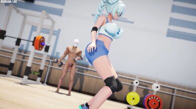 Weiss Gets Stronger at the Gym