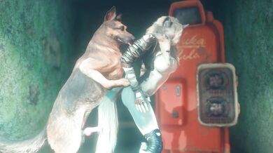 Silvie the Wolfgirls Intense Breeding Session with Dogmeat