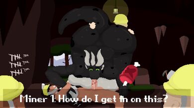 The 4-foot-tall creature with a massive phallus will fuck/suck 4 food