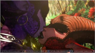 Watch as a futa succubus teases and seduces you in stunning 4k quality!