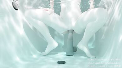 The Sultry Siren: Barbara Rides the Dildo in a Luxurious Bathtub