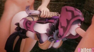 The Mighty Paladin Three Way: Kallenzs Erotic Adventure