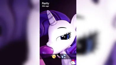 My Little Pony Porn: Raritys Snapchat 2