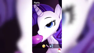 My Little Pony Porn: Raritys Snapchat 2