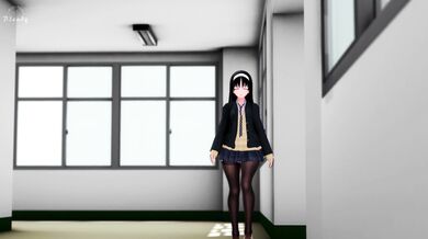 In the daylight edition, Akiha from Netorare is caught in her sexual desires as she explores her body and pleasure