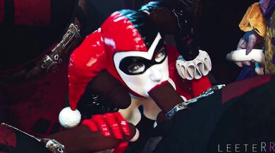 Harley Quinn Enjoys Four Black Cocks with LeetRR Is that better?