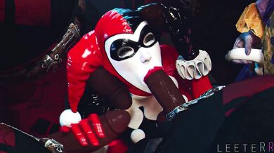 Harley Quinn Enjoys Four Black Cocks with LeetRR Is that better?