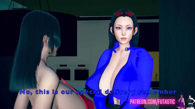 Futa Nico Robin and Boa Hancock Fuck a Guy in the Making (Demo)