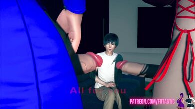 Futa Nico Robin and Boa Hancock Fuck a Guy in the Making (Demo)