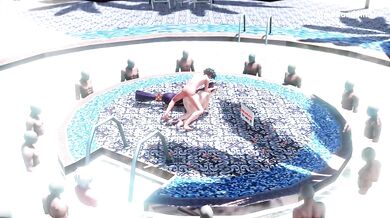 Watch the Minamoto family get steamy in their poolside NTR threesome!