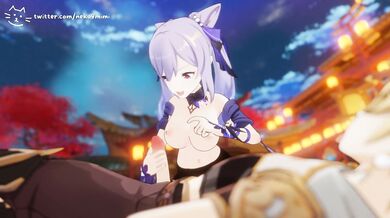 My favorite Hentai video featuring Keqing in the nude version (Nude Ver)