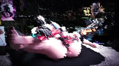 Sexy-Girl-Next-Door-Tries-Out-Cyberpunk-Braindance-Fantasy-in-High-Definition-Parking-Lot