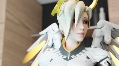 The WidowMaker, a sexy assassin in white 3D porn!