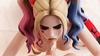 Harley Quinn sucks and fucks her way through a wig factory with Wigfitter in this hot hentai porn video