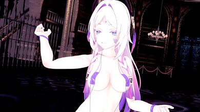 The Hentai Porn Garden of Citlali (Miniature) with Haniwa, where the erotic plants and flowers bloom in full force