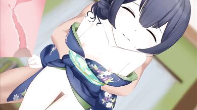 The Naked Yukata Maiden or Yukata Yuri Adventure