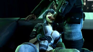 Motoko finally gets a chance to relax and unwind after a long day of work on Gurochanop
