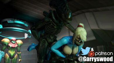 The Alien Queen takes over Samus ship and starts to breed, multiplying her offspring endlessly