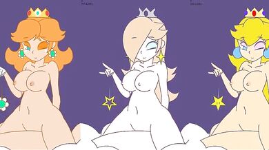 Awakening the Sexual Desires of MinusPal, Not New Daisy, Rosalina and Peach