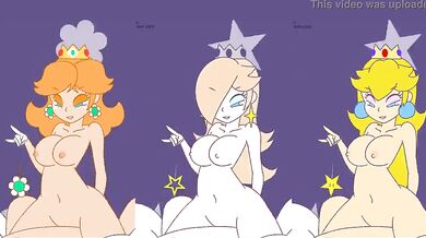 Awakening the Sexual Desires of MinusPal, Not New Daisy, Rosalina and Peach