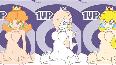 Awakening the Sexual Desires of MinusPal, Not New Daisy, Rosalina and Peach