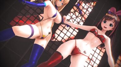 Kizuna AI & Mirai Akari「FUCK ME」