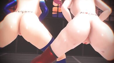 Kizuna AI & Mirai Akari「FUCK ME」