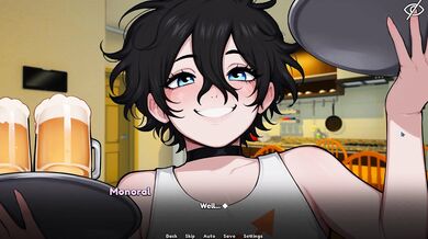 My Sexy Roommate Takes a Job as a Waiter and Gets Fucked by Her Slutty Customers