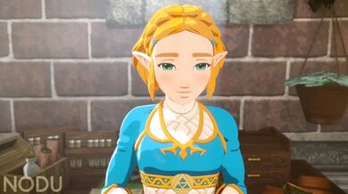 Sexy Zelda crafts an erection potion and invites Link to test it out