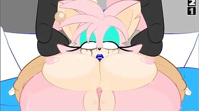 Sonic the Hedgehog and his sexy female friends have a naughty night out!