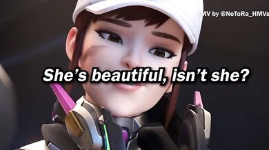 Blacked Hentai of DVa by @NeTora_HMVs