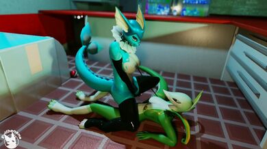 Slave-Training with the Evil Banana and a Leash!