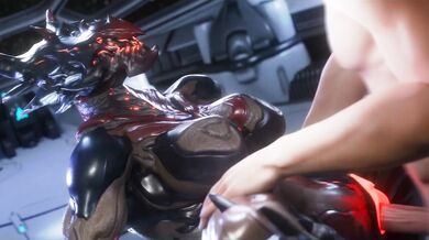 Voruna and Elliot have a steamy encounter in the forest that leaves them both satisfied