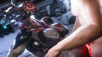 Voruna and Elliot have a steamy encounter in the forest that leaves them both satisfied