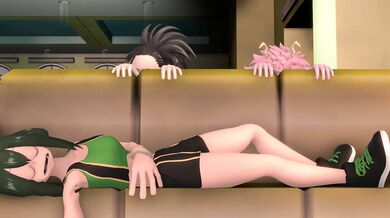 Staying at home for a relaxing vacation, until it turns into a never-ending erotic adventure!