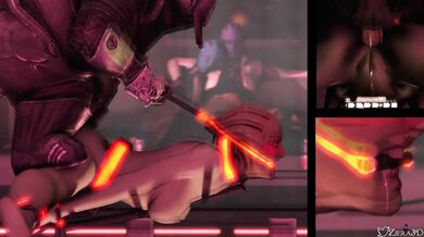 Shiala and the Volus: A Galactic Adventure of Seduction and Pleasure