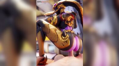 Watch as Widowmaker gets dressed to impress in this sexy hentai PORN video!