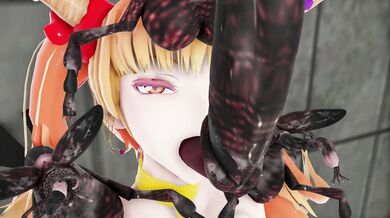 Sucking Insectors Cock with Suika in the Bathroom - Part 2 (Hentai Porn)