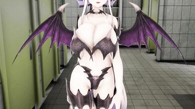 Sucking Insectors Cock with Suika in the Bathroom - Part 2 (Hentai Porn)