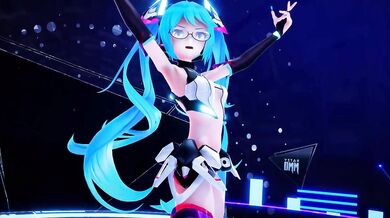 Miku the Vocaloid Brain Revolution Girl, the perfect vocal synthesizer!