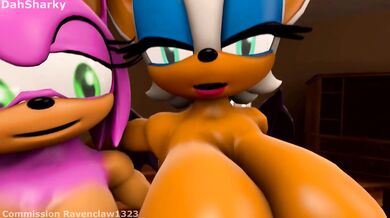 Sonics Harem: The Fiery Obsession of Rouge the Bat (Amy and Blaze POV)