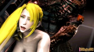 Cosmic Sperm Hunters: Samus and the Unknown Planet of Intergalactic Orgasms Part 7 - The Cumshooter Expedition in 26-QQ Region SFW