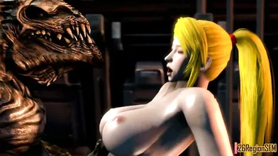Cosmic Sperm Hunters: Samus and the Unknown Planet of Intergalactic Orgasms Part 7 - The Cumshooter Expedition in 26-QQ Region SFW