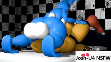 Toy Boy Bonnie Loving With Whithered Chica, A Thirsty Snakes Satisfaction