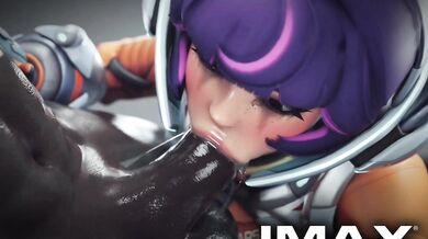 Overwatch - Juno Gets Blacked IMAX 70mm vs Standard Screen Comparison