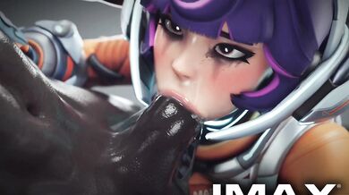 Overwatch - Juno Gets Blacked IMAX 70mm vs Standard Screen Comparison